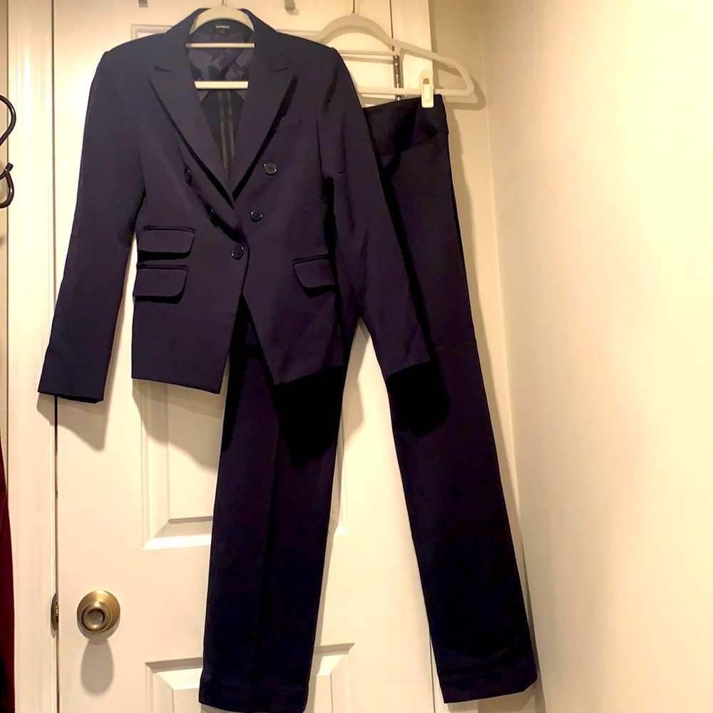 Express 2 Piece Blue Blazer